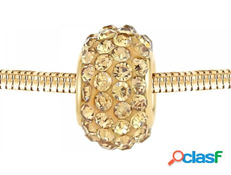 Dije SC_CRYSTAL Cristales (Acero - Dorado - 13 mm)