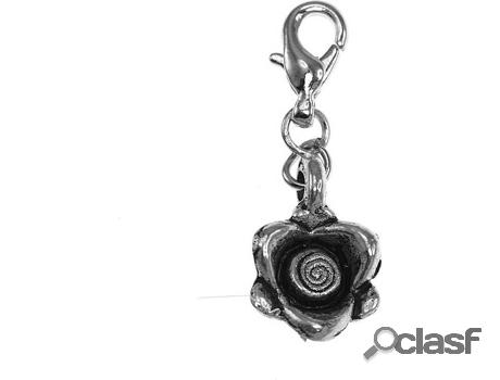 Dije SC_CRYSTAL (bañado a rodio - 10 mm x 10 mm)