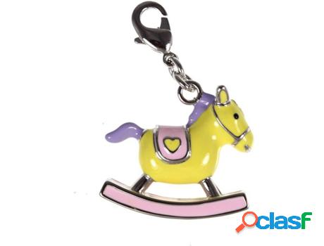 Dije SC_CRYSTAL (bañado a rodio - Amarillo - 20 mm x 20 mm)