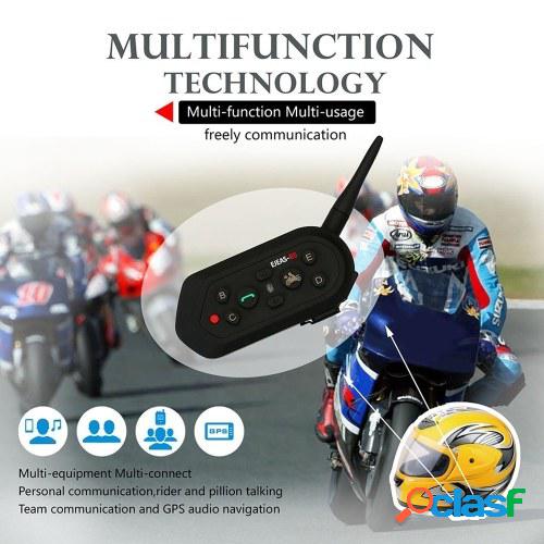 EJEAS E6 casco de motocicleta BT intercomunicador auricular