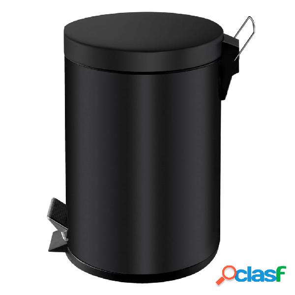 EKO Cubo de basura de pedal Classic 3 L negro