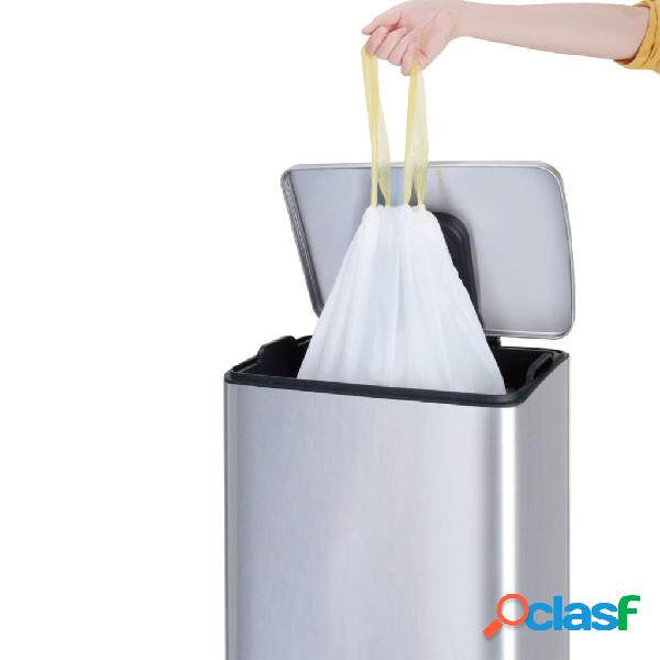 EKO Set de bolsas de basura "B" 7-9 L 24x25 piezas blanco