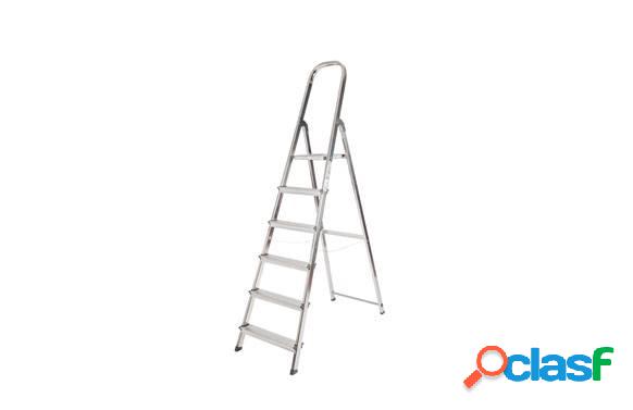 Escalera de Aluminio Doméstica Rolser Única 6 Peldaños