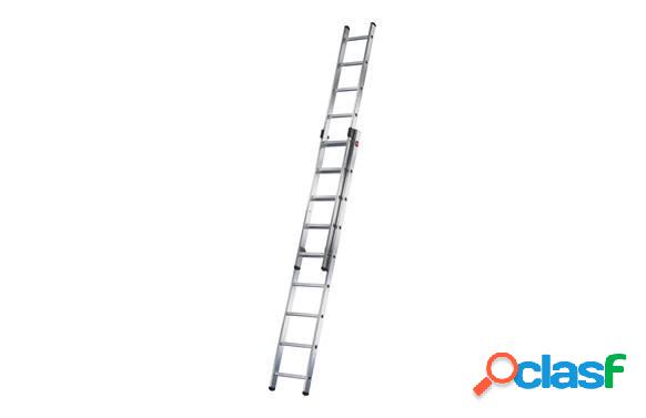 Escalera de alumiinio Hailo doble manual 12+12 peldaños