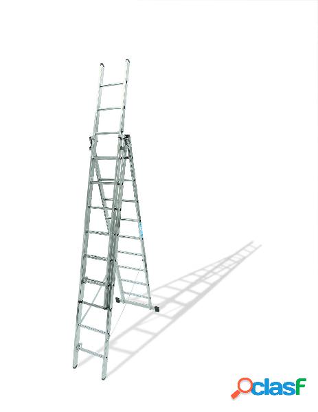 Escalera industrial transformable KTL 3x9 peldaños