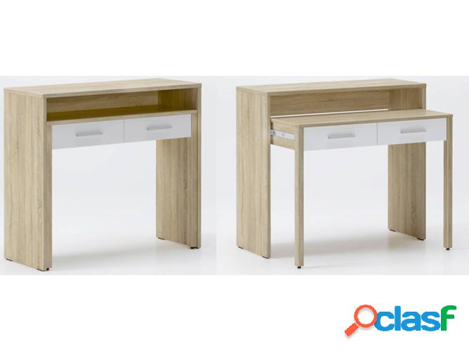 Escritorio SKRAUT HOME (Marrón - 98.6x89.9x70 - MDF)
