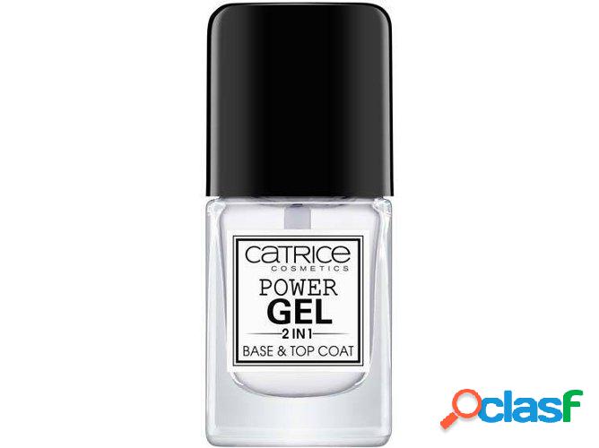 Esmalte Base & Top Coat CATRICE 2 En 1 Power Gel