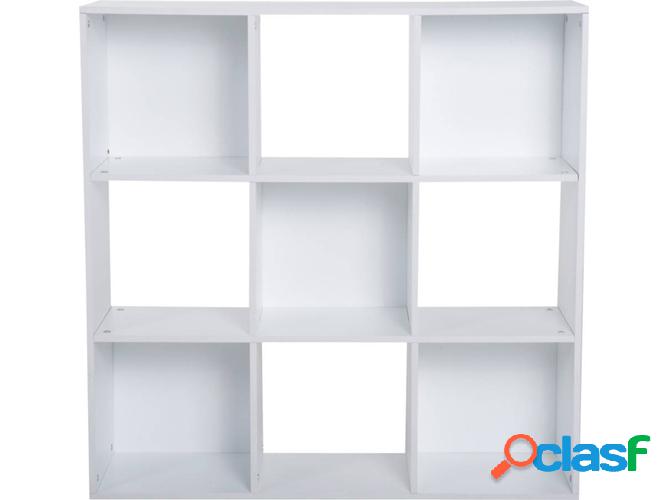 Estantería HOMCOM Blanco 833-422WT (91.5x29.5x91.5cm -