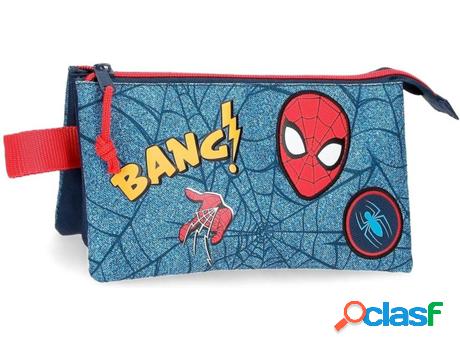 Estuche MARVEL Spiderman Denim Azul (22x12x5 cm)