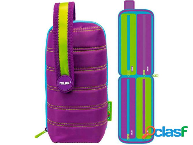 Estuche MILAN Colours Purple Handly (22.5x11.5x11cm)