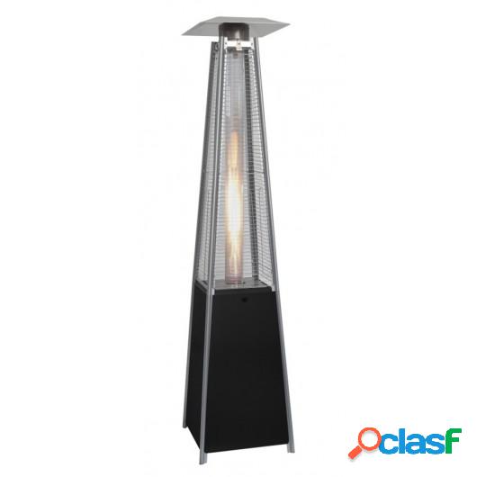 Estufa Gas Exterior 2250 Mm Chapa Negro Piramide Natuur