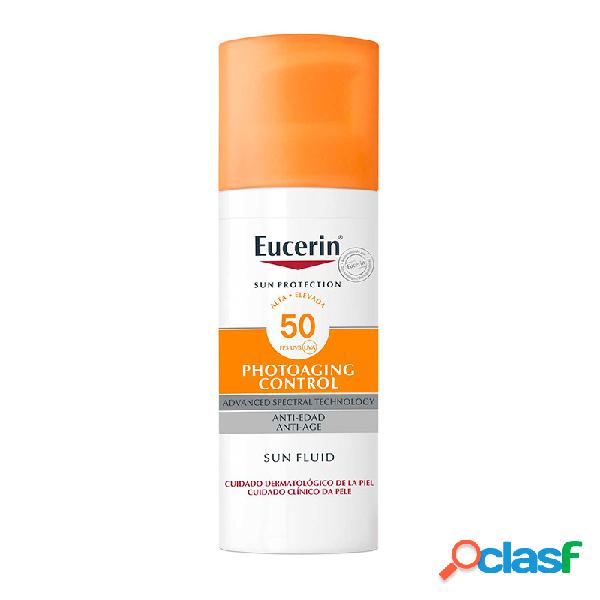 Eucerin Protección Facial Fluido Solar Anti-edad Control