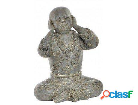 Figura HOGAR Y MÁS Decorativa De Monje Fabricada En Resina