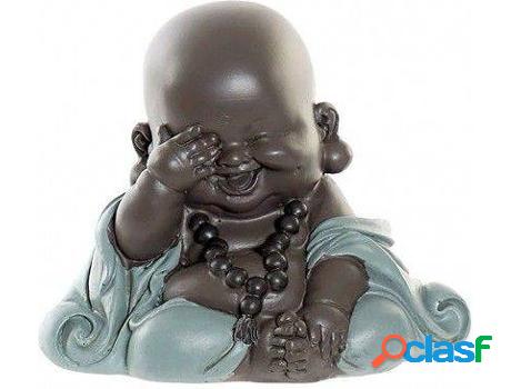 Figura HOGAR Y MÁS Monje Bebé Decorativa De Resina Budista