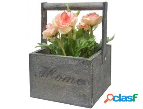 Flor HOGAR Y MÁS Madera De Sobre Artificiale Vintage Home