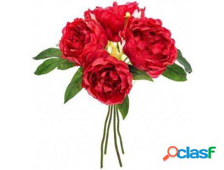 Flor HOGAR Y MÁS Peonía Al Para Ramo De Artificial