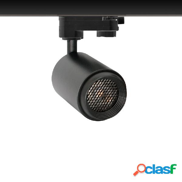 Foco carril monofásico mini cronolux rail led negro 12w