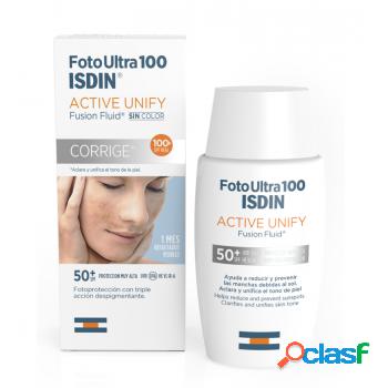 FotoUltra 100 Isdin Active Unify Fusion Fluid sin color 50