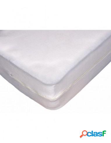Funda Colchón Rizo Blanca 100% Algodón 120