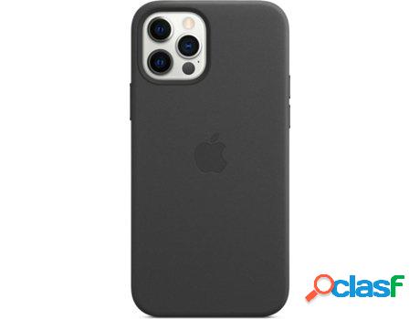 Funda MagSafe iPhone 12 / 12 Pro APPLE Piel Negro