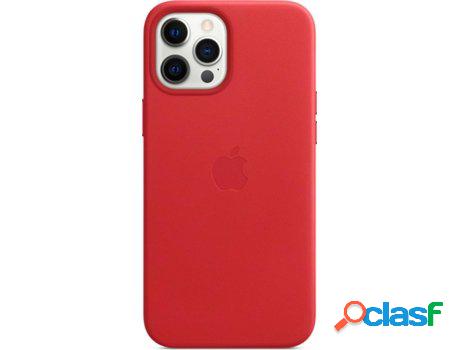 Funda MagSafe iPhone 12 Pro Max APPLE Piel Rojo