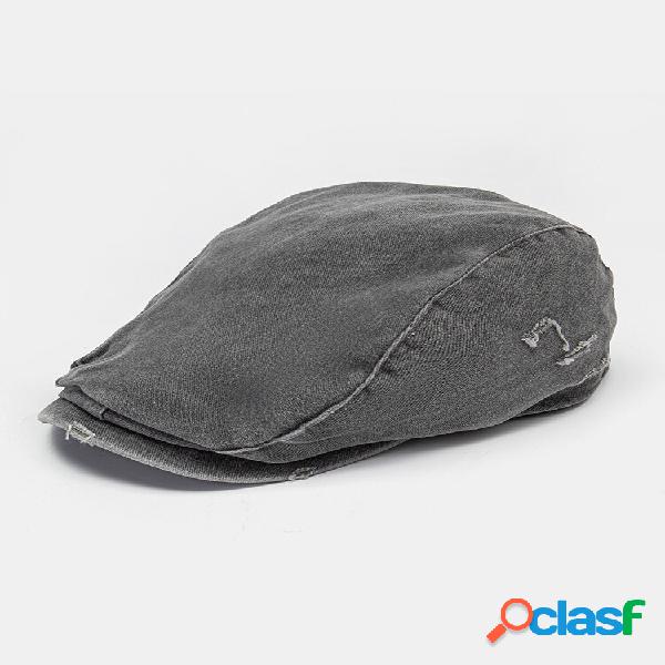 Gorras planas de protección solar informal retro con