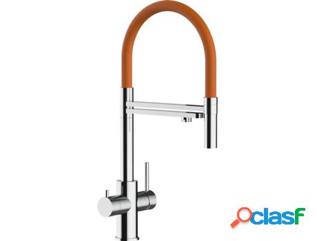 Grifo de cocina VIZIO 5 Vias Tubo Giratória 360° Acero