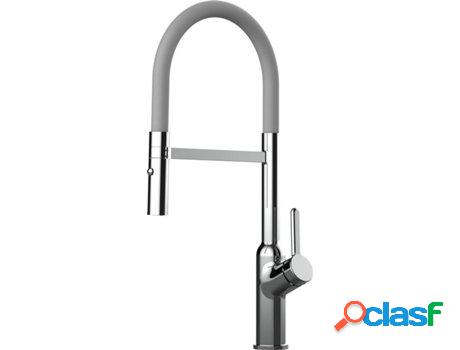 Grifo de cocina VIZIO Tubo Giratória 360° 2 Jatos Cromado