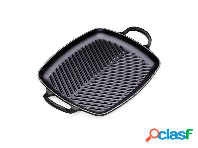 Grill Retangular Hondo LE CREUSET Negro 30 cm