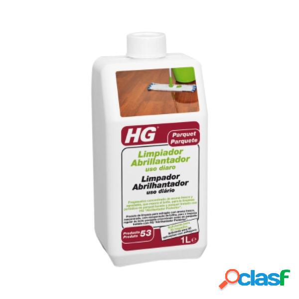 HG Limpiador Abrillantador uso diario Parquet 1L