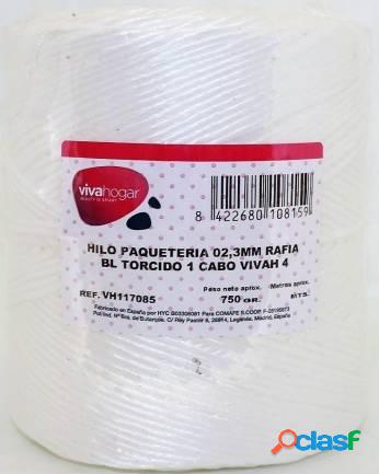 Hilo de paquetería Rafia Blanco Torcido 1 Cabo Vivahogar