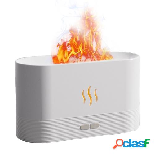 Humidificador de niebla de llama de simulación 2 Brillo Luz