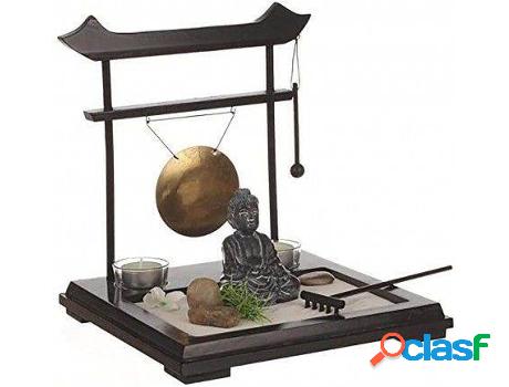 Jardín HOGAR Y MÁS Zen Buda Y Bong (26 x 26 x 26 cm)
