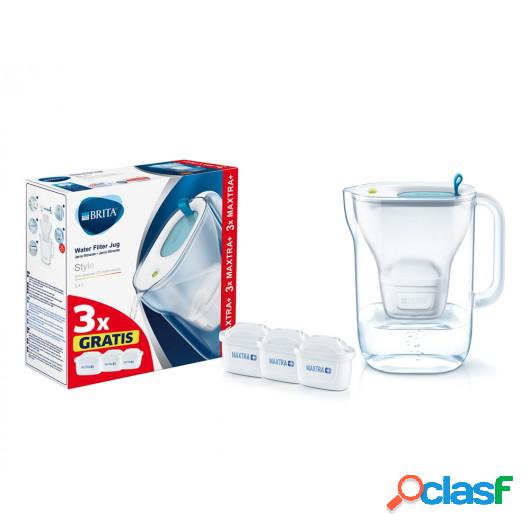 Jarra Agua Purif. 2,4Lt + 3 Filtros Maxtra+ Brita