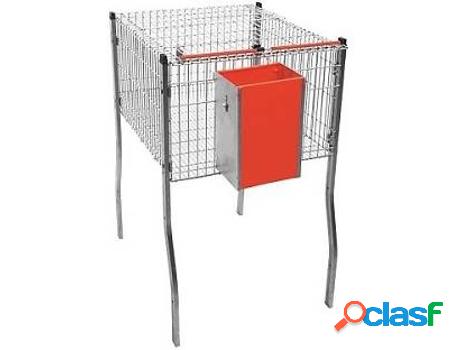 Jaula para Conejos GÓMEZ Y CRESPO (Naranja - 54x63x100cm)