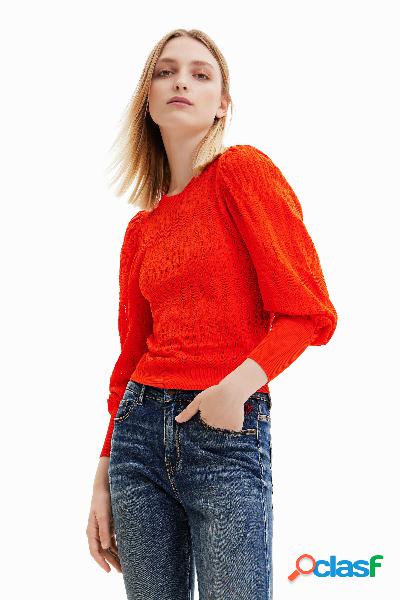 Jersey crochet relieve