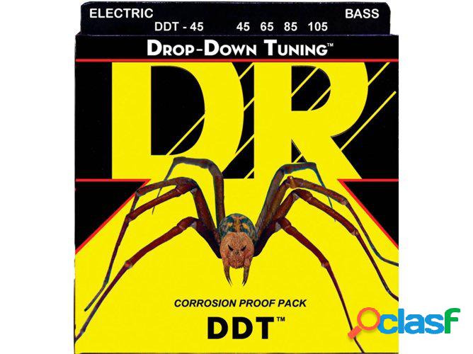 Juego de Cuerdas Bajo Eléctrico DR DDT-45 Drop Down Tuning