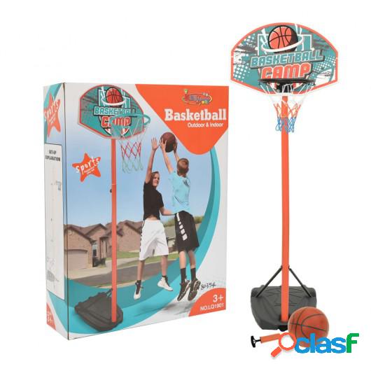 Juego de baloncesto portátil ajustable 180-230 cm