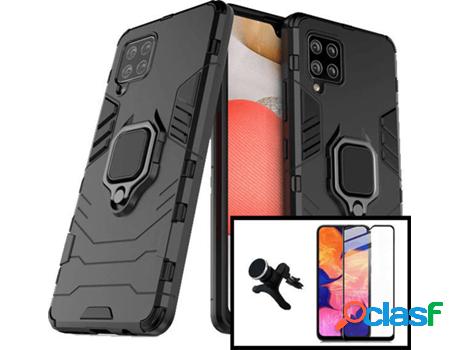 Kit Carcasa, Protector Cristal 5D Y Soporte Samsung Galaxy