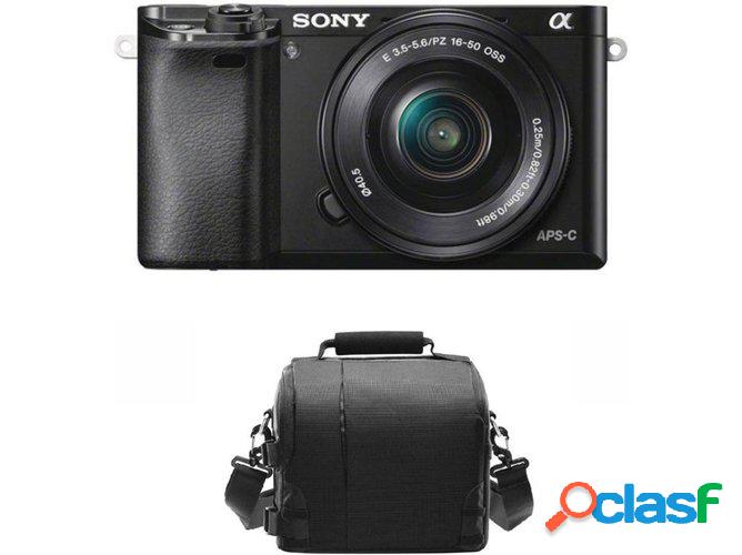 Kit Cámara Mirrorless SONY A6000 SEL 16-50MM F3.5-5.6 OSS +