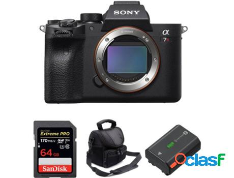 Kit Cámara Mirrorless, Tarjeta de Memória y Accesorios