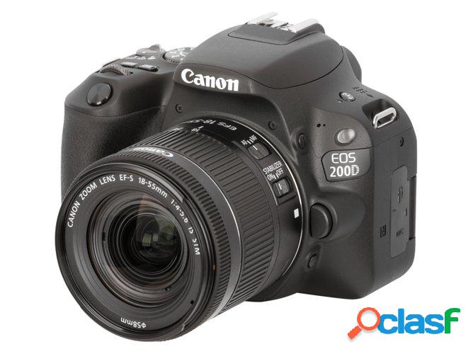 Kit Cámara Réflex CANON EOS 200D+EF-S18-55 IS STM (24.2 MP