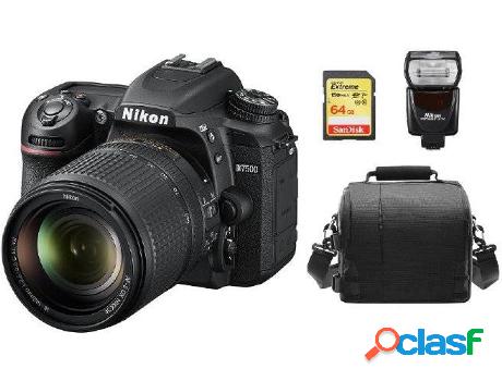 Kit Cámara Réflex NIKON D7500 AF-S 18-140MM F3.5-5.6G ED