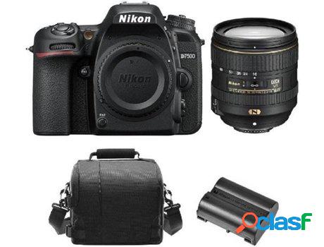 Kit Cámara Réflex NIKON D7500 + NIKON AF-S DX 16-80MM
