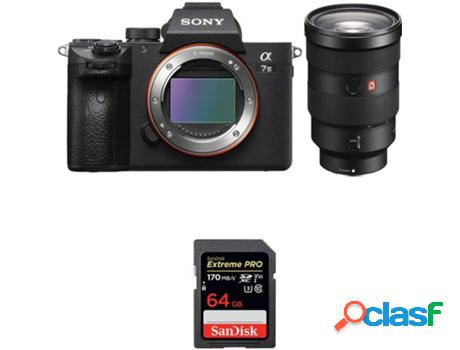 Kit Cámara SONY ALPHA 7 III FE 24-70 mm f/2.8 GM + SanDisk
