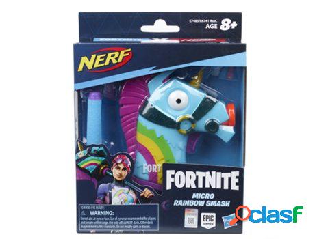 Lanzador NERF Microshots Fortnite Rainbow Smash