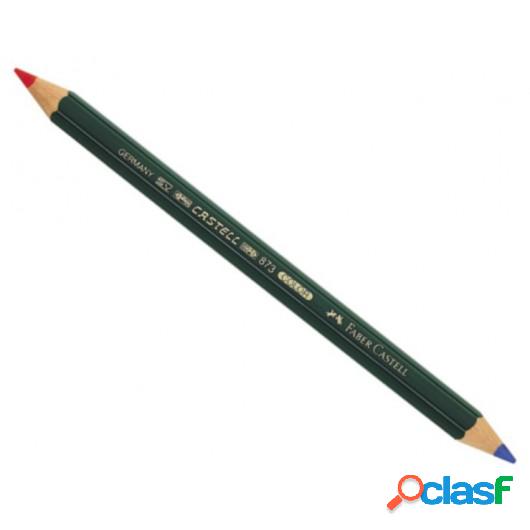 Lapiz Carpintero Madera Azul/Rojo Faber Castell