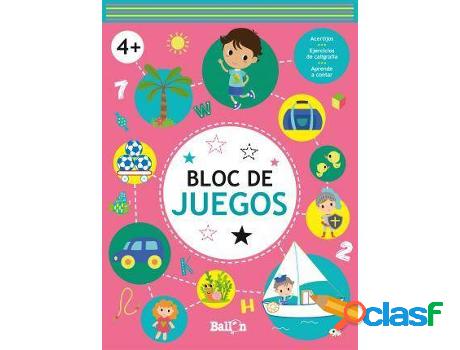 Libro Bloc De Juegos +4 de Ballon (Español)