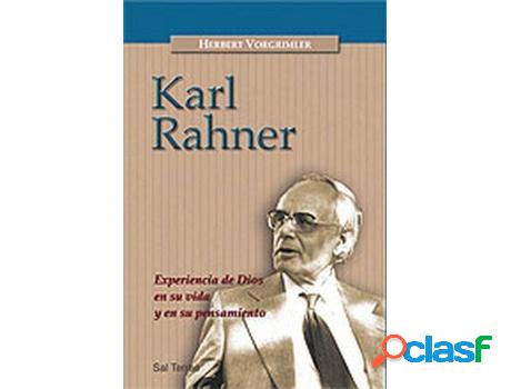 Libro Karl Rahner de Herbert Vorgrimler (Español)