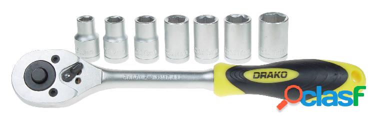 Llave carraca Drako 1/2 8 piezas